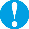 Знак M11 Общий предписывающий знак (пленка 200х200 мм)