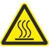 Знак W26 Горячая поверхность (пленка 200х200 мм)