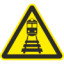 Знак K15 Осторожно. Поезд  (пленка 200х200 мм)
