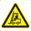 Знак W07 Внимание. Автопогрузчик (пленка 200х200 мм)